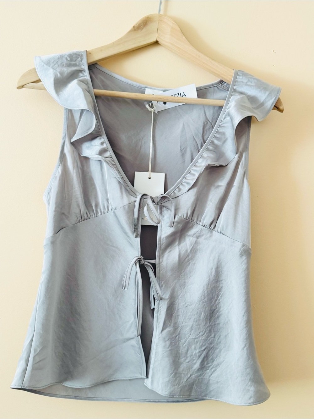 NWT Wilfred Tonka Satin Blouse - Picture 6 of 10
